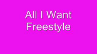 Watch Freestyle All I Want video