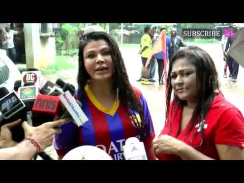 Rakhi Sawant play Football with poor children part 1