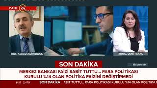 K 24 - Moderatör - Merkez Bankası Faizi Sabit Tuttu - Prof. Dr. Abdulkadir Buluş - 14.04.2022