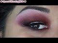 Red with Silver Glitter Liner tutorial!