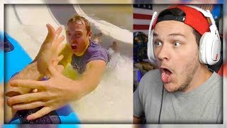 Top 10 Amusement Park Fails - Reaction