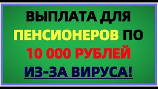 Срочно: Выплата 10 000 Рублей Пенсионерам Из-За Пандемии