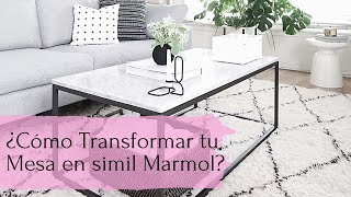 ❤COMO TRANSFORMAR TU MESA EN IMITACION MARMOL❤