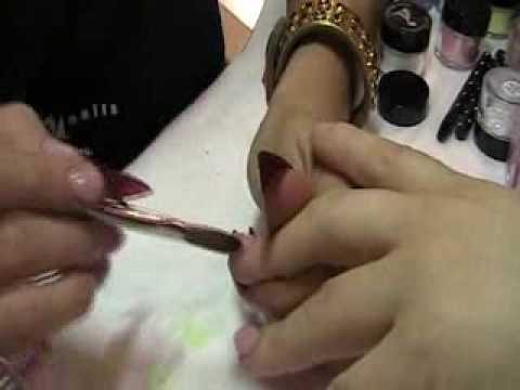 making a longer nail bed for your acrylic nails part two