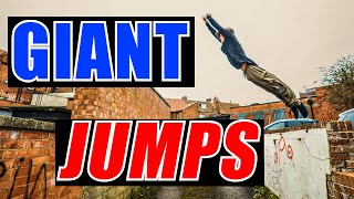 HUGE Cat-Leaps! - Parkour in Bridgewater