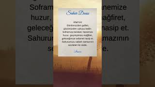 Sahur Duasi