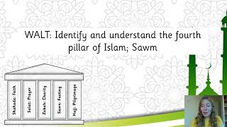 19/01/21 RE - The Pillars of Islam - Sawm