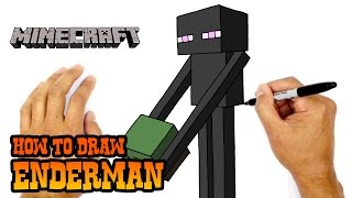How to Draw Minecraft | Enderman