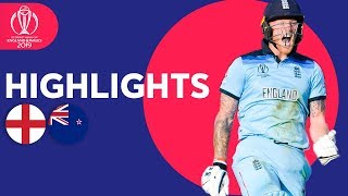 England vs New Zealand - Match Highlights | ICC Cricket World Cup 2019