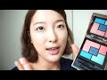 yves saint laurent eyeshadow (blue smoky make up)