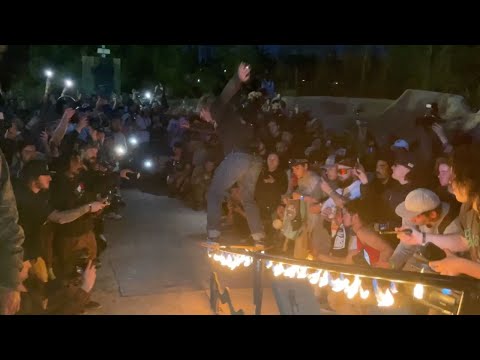 WALLIE BOARDSLIDE OFF MAN RAMP FLORIDA SWAMP FEST