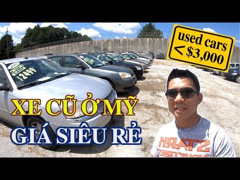 XE HƠI CŨ Ở MỸ GIÁ SIÊU RẺ $3,000 - 70 TRIỆU VND || Những chiếc xe cũ SIÊU RẺ - ATLANTA, USA