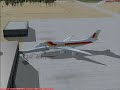 piruetas con un 747  de iberias