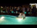 Wedding Pool Jumping