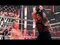 Roman Reigns vs Brock Lesnar Steel Cage Match Full Match