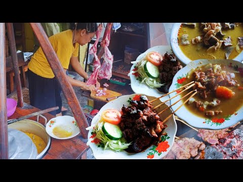 Brutal !! Potongan Dagingnya Gede Tapi Empuk Banget Ternyata Pake Resep Sate Kambing Warisan Leluhur