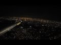 Aterrizaje nocturno en la Ciudad de H. Matamoros, Tamps.