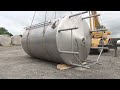 Video Used- Walker Jacketed Tank, 10,000 Gallon, 304 Stainless Steel, Vertical - stock # 48211003