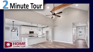 Custom Ranch Cottage Home at Heritage Harbor in Ottawa IL - Steps from the Marina