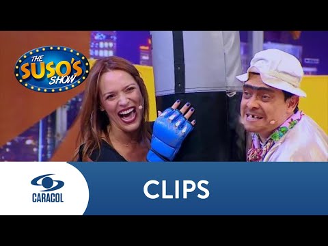 Carolina Acevedo le enseñó a Suso a practicar kick boxing | The Suso’s Show