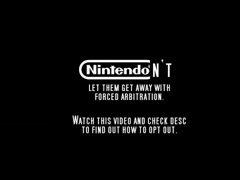 Nintendo's doing forced arbitration. Find opt-out info here.