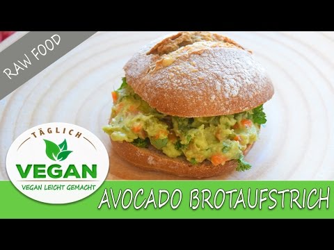 Avocado Brotaufstrich | Rohkost | Avocado RAW Rezept Dip | easy and fast | leicht und schnell