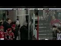 Tuomo Ruutu hit shatters 2 panes of glass 3/30/11