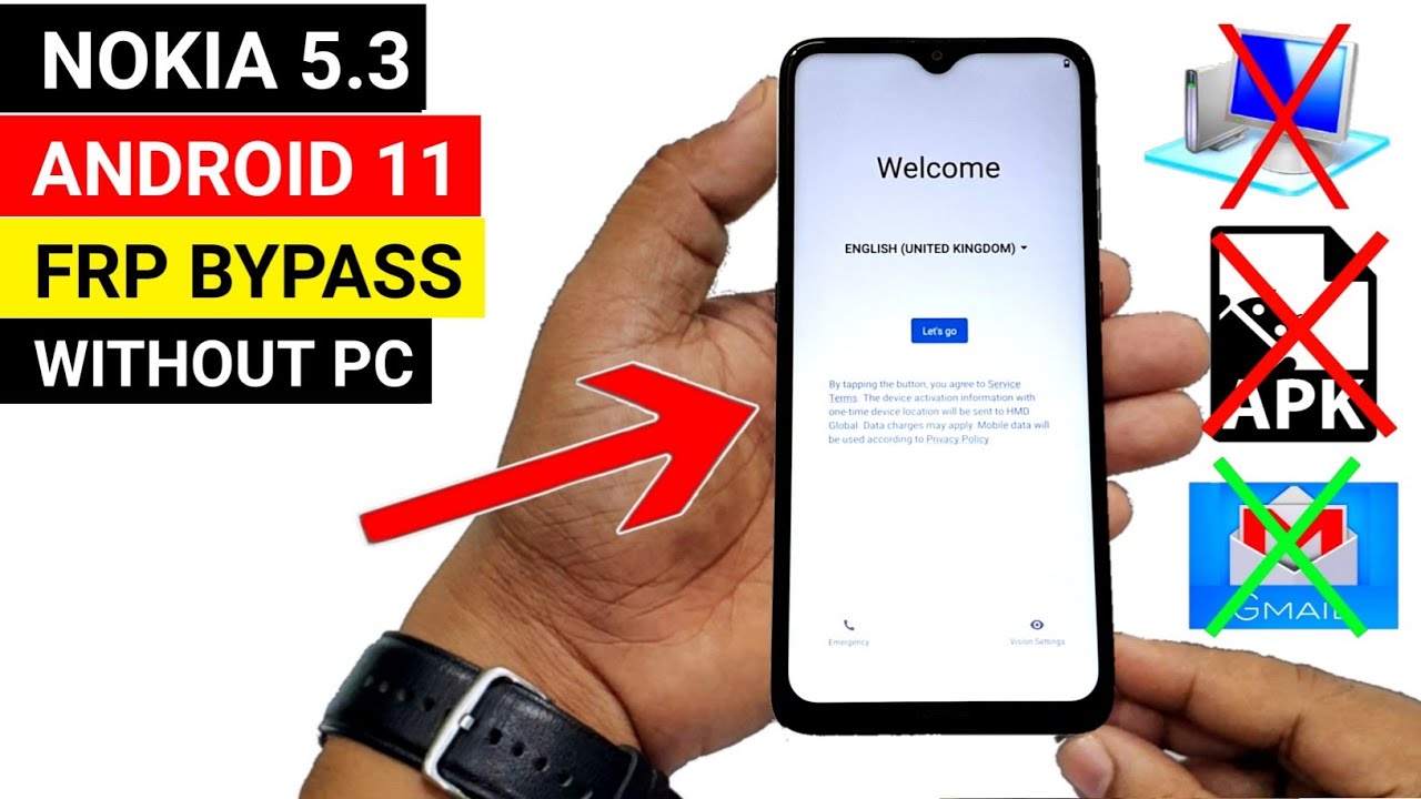 Nokia 5.3 GOOGLE ACCOUNT/FRP BYPASS 2021 |ANDROID 11 Nokia 5.3 GOOGLE ACCOUNT/FRP BYPASS 2021 |ANDROID 11
