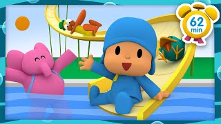 👙  POCOYO TÜRK -Yüzma Havuzuna Gidelim! [ 62 dakika ] Çocuklar için ÇIZGI FILMLE