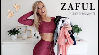 ZAFUL ACTIVEWEAR TRY ON HAUL! | HONEST REVIEW