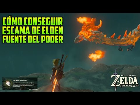 CÓMO CONSEGUIR FÁCIL ESCAMA DE DRAGÓN ELDEN FUENTE DEL PODER | LEGEND OF ZELDA: BREATH OF THE WILD