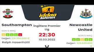 Southampton Newcastle United İddaa Tahminleri 10 Mart 2022 #iddaa