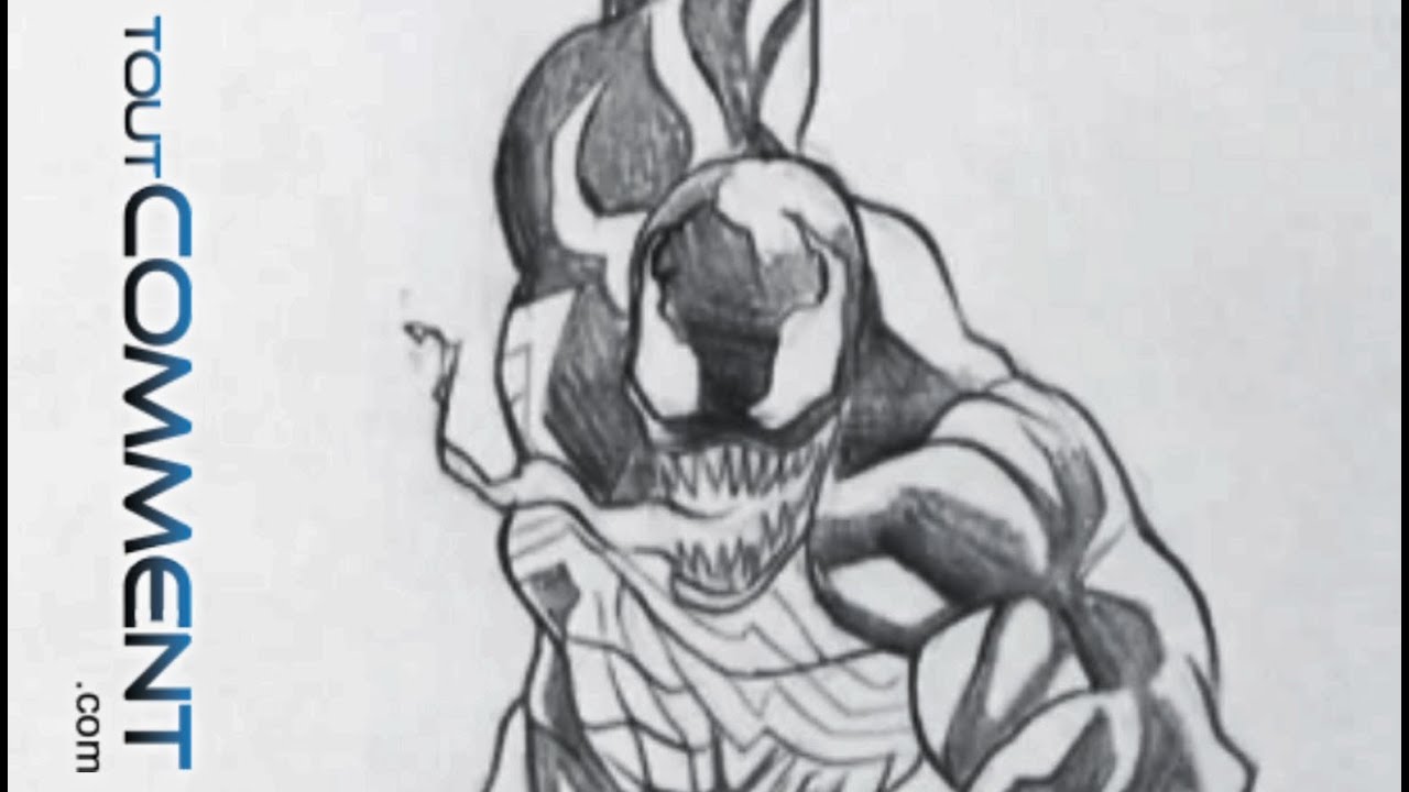 Dessiner le Venom de Spiderman - YouTube