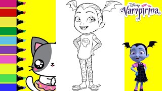 Coloring Disney Jr Vampirina Pajama Time Coloring Book Pages Sprinkled Donuts Jr