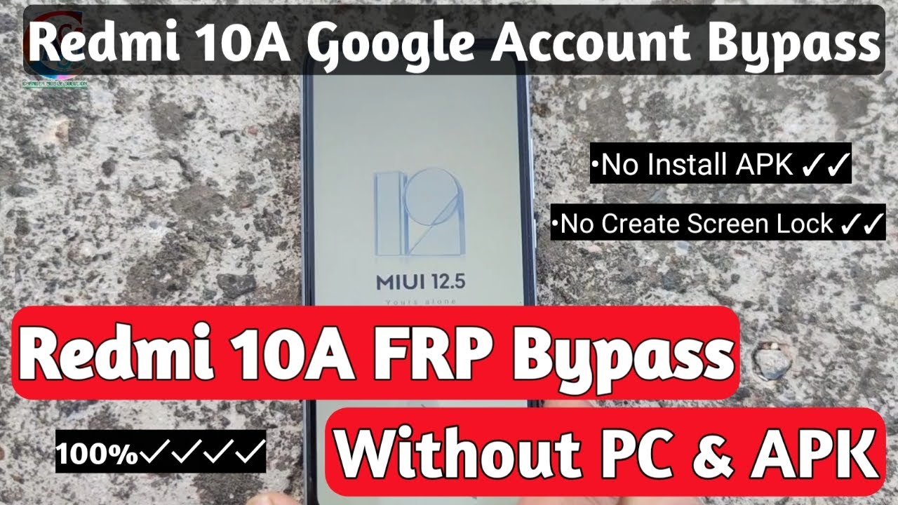 How to Remove Google Account Redmi 10A | Redmi 10A How to Remove Google Account Redmi 10A | Redmi 10A