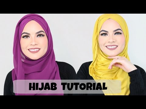 HIJAB TUTORIAL Everyday simple style - YouTube