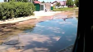 Видео Улица-река. Нижний Новгород. ул. Электровозная от Алексей Поднебесный, Электровозная улица, Нижний Новгород, Россия