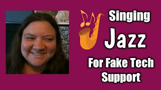 Singing Jazz For Fake Tech Support While Windows is Updating
