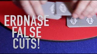 False Cuts - Erdnase Blind cuts retaining the top and bottom stock