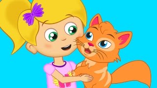 Kedi miyav dedi - Sevimli Dostlar çizgi film çocuk şarkıları 2017 - Adisebaba TV