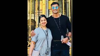 Actress Radhika Sarathkumar With Her Son Rahul