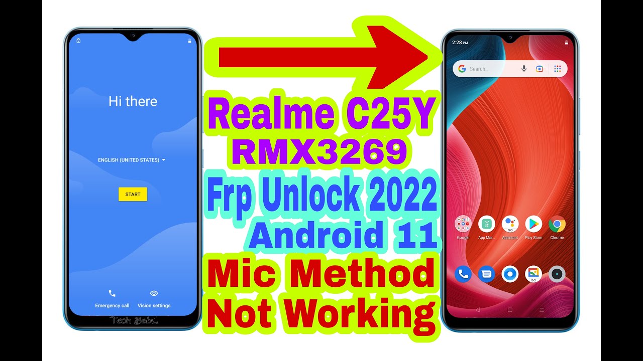 Realme C25Y (RMX3269) Android 11 Frp Bypass Without Pc Realme C25Y (RMX3269) Android 11 Frp Bypass Without Pc