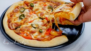 PIZZA RUMAHAN RASA PIZZA HUT | EMPUK LEMBUT DAN ENAK