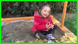 Emma Play in Sandpit