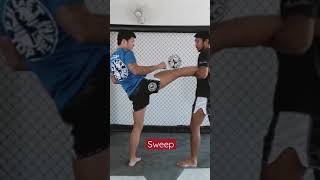 Muay Thai Technique From Phuket Top Team - Catch Kick & Sweep.