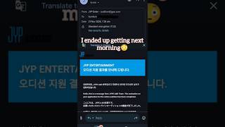Jyp Audition 2024 They Watched My Audition Overnight