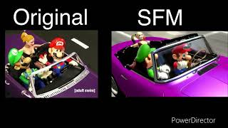 Grand Theft Mario Compared Robot Chicken X Sfm