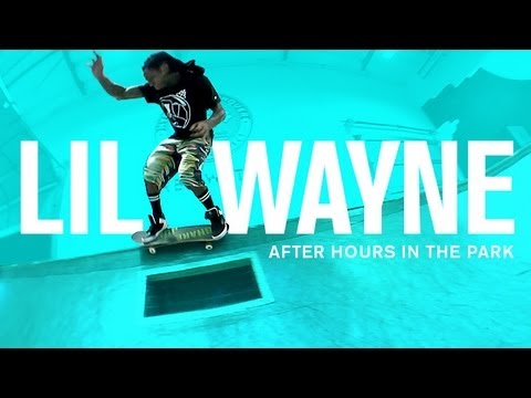 Lil Wayne In The TransWorld Skatepark