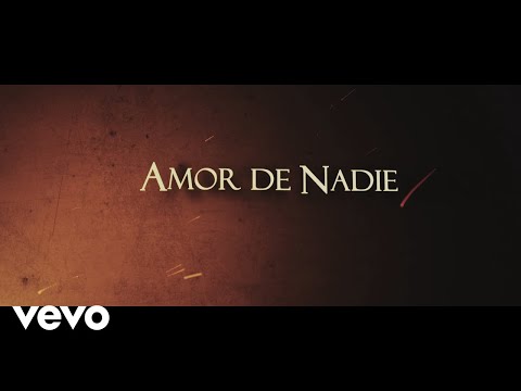 Destino San Javier - Amor de Nadie (Official Lyric Video)