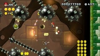 New Super Mario Bros. U -- Boost Mode Tower Climb of Terror in Snake Block Tower